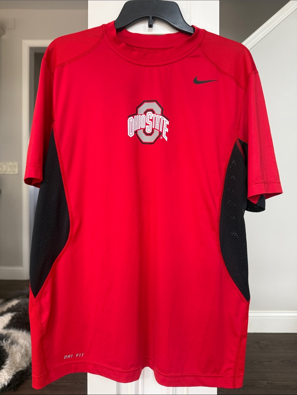 Nike Rare OSU 2014 Pro Combat Hypercool "sideline" players performance top Large